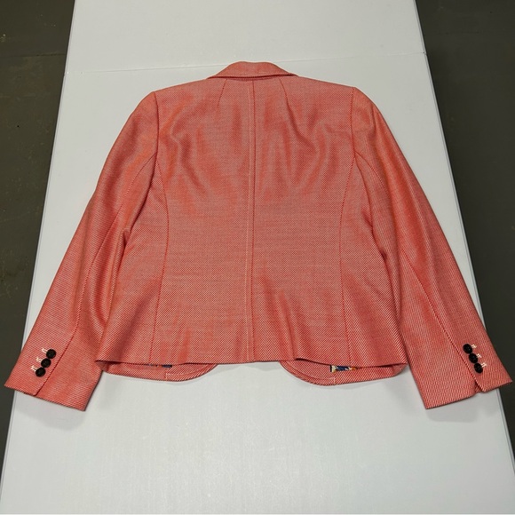 J Crew Womens Cropped Lady Blazer Jacket Size 2 Wool Blend Tweed Stretch Preppy - Picture 3 of 10